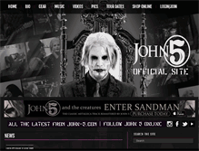 Tablet Screenshot of john-5.com